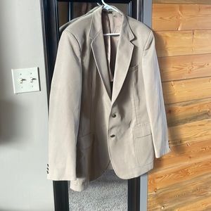 Men’s tan dress coat